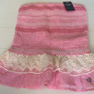 Pink A & F Tube Top XS NWT